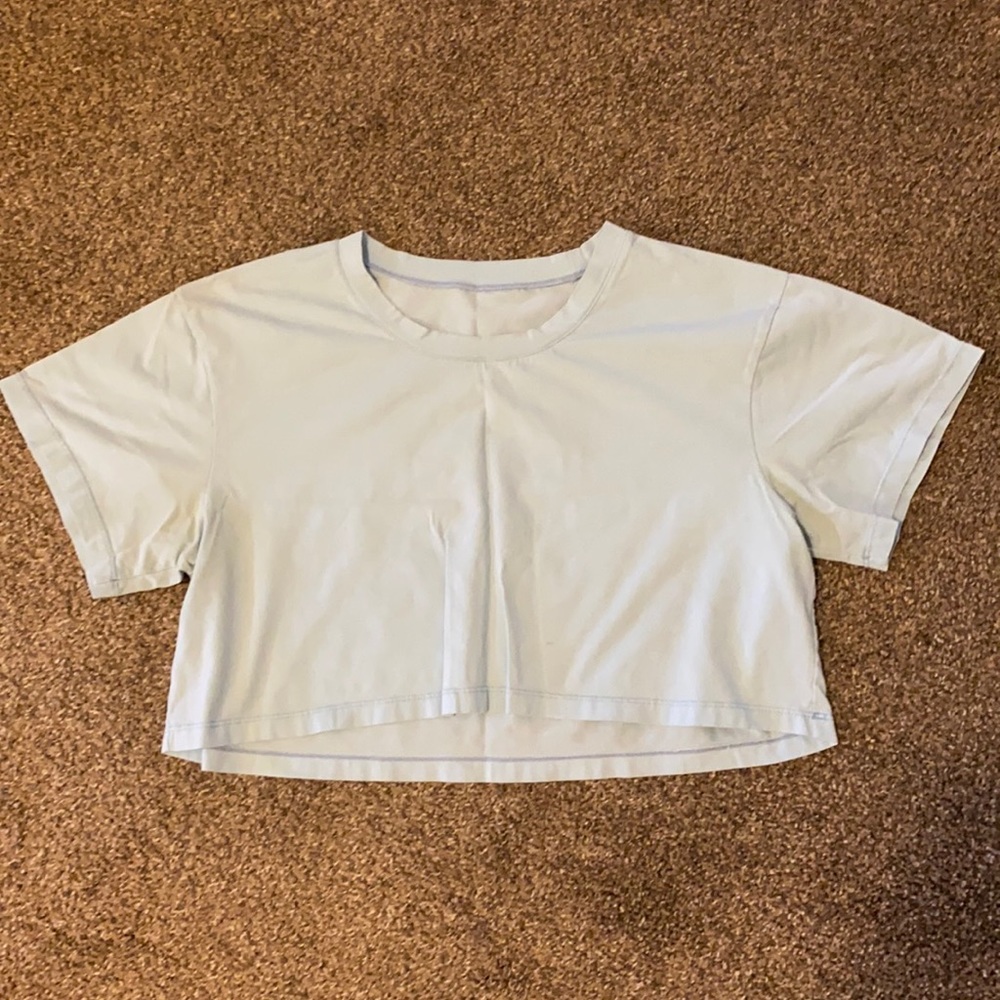 Light blue NVGTN crop top